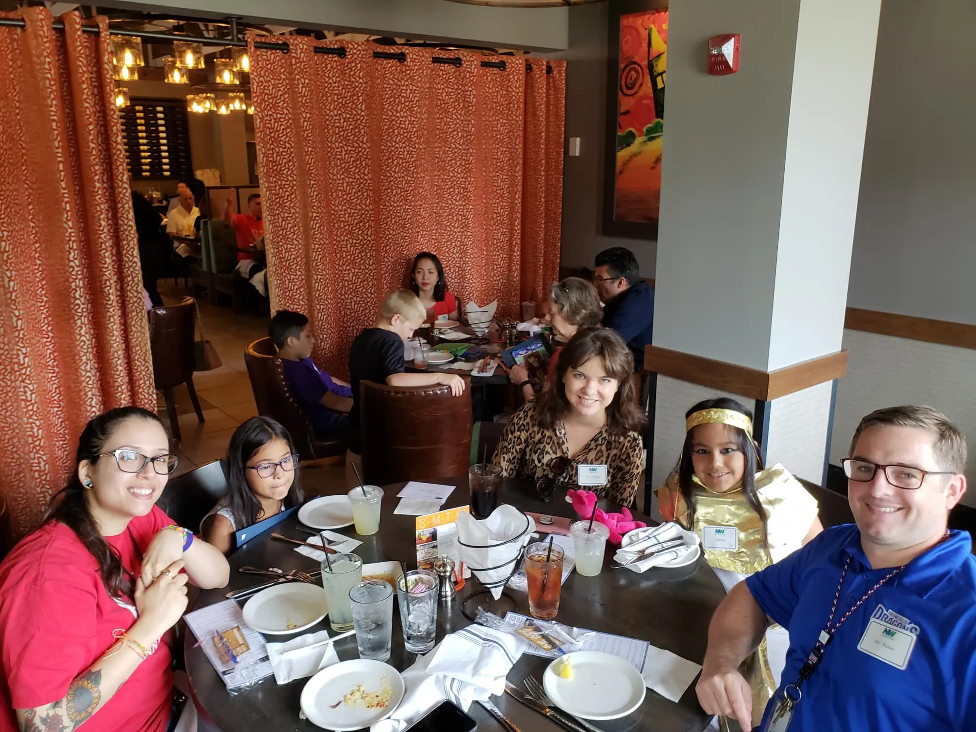 people at dinner table