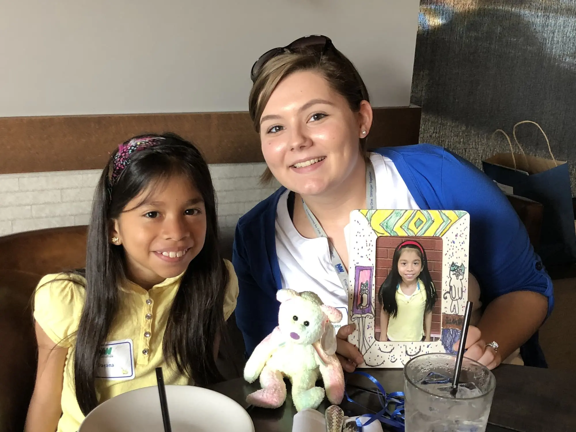 adult and child smiling