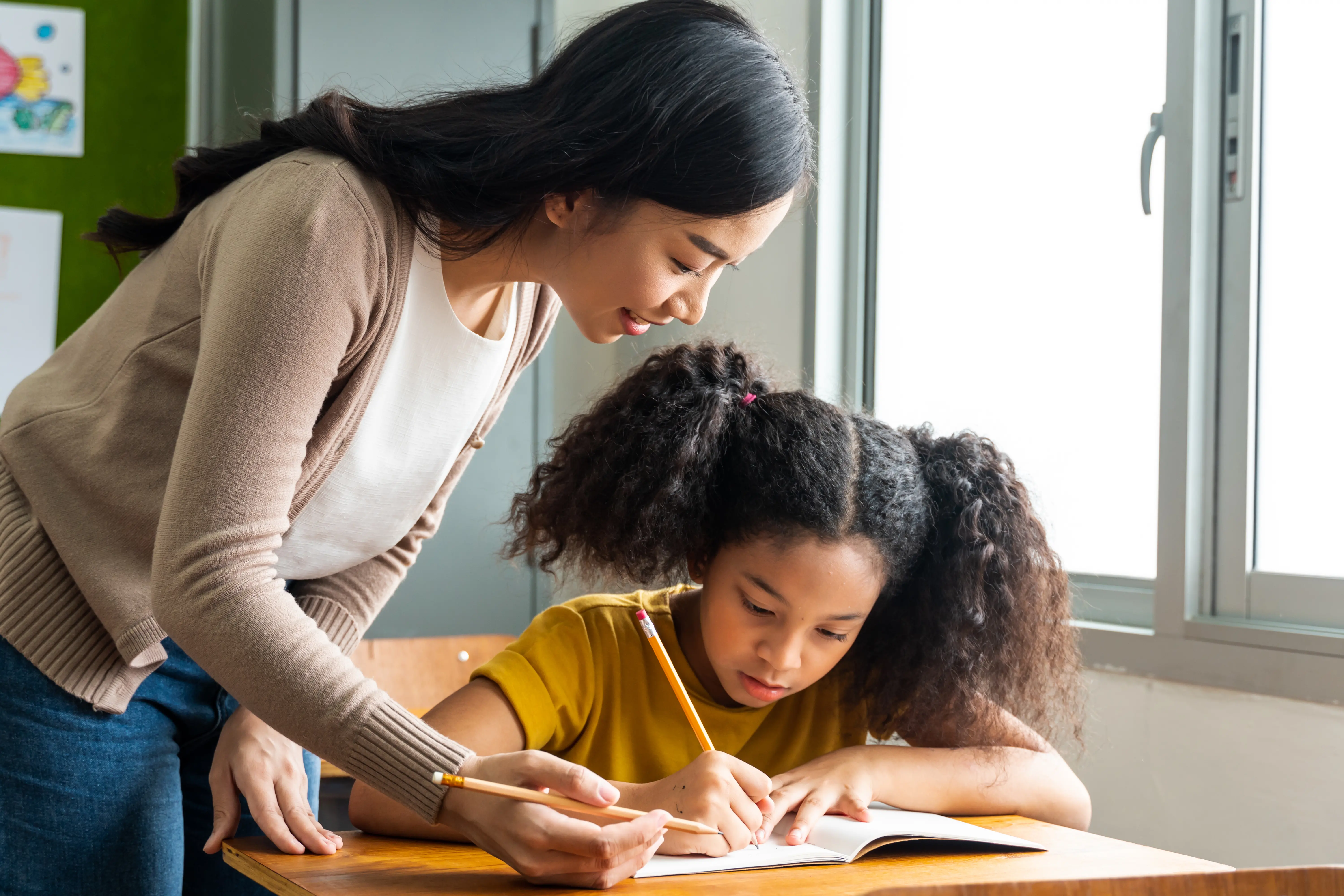 Student and teacher